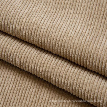 Micro Stretch Corchuroy Spandex Fabric 8W pour robe Fournisseur d&#39;or